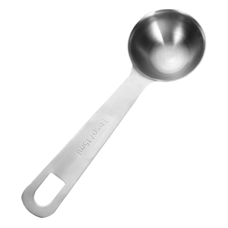 304 stainless steel measuring spoon 6-piece kitchen measuring spoon suit baking household measuring seasoning salt spoon control spoon suit