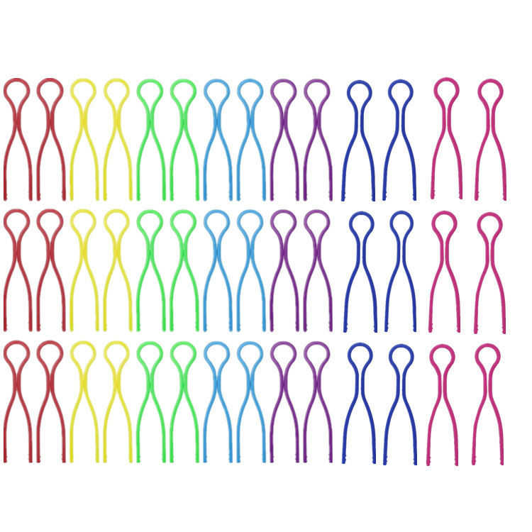 Picture of Bobbin Clip Quality Plastic Bobbin Sewing Thread Clip to Prevent Thread from Falling Off Colorful Mixed Colorful Fixed Colorful Packaging