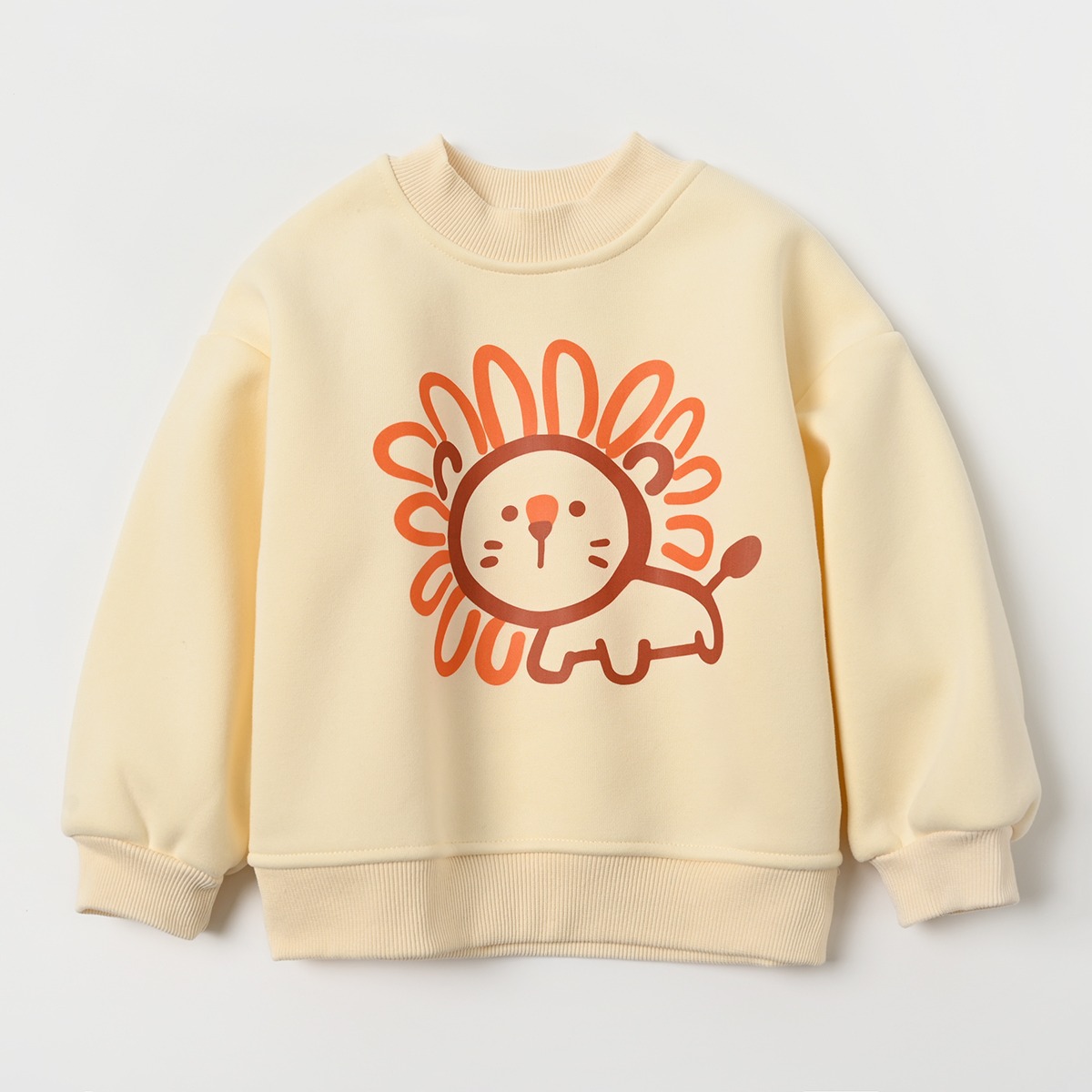 Picture of Children's One-piece Velvet Sweater Boys' and Boys Cartoon Warm Pullover for Children's Autumn and Winter Children's Wear Plus Velvet Jacket
