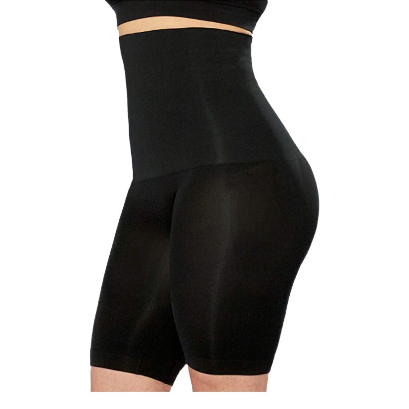 High waist yoga pants summer hip lifting outer wear postpartum waist shaping body shaping boxer shorts nude feeling three-point yoga pants for women