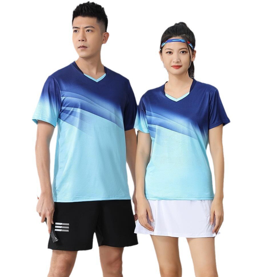 Adult and Children's Quick-Dry, Moisture-Wicking, and Moisture-Absorbing Sports Suit for Badminton, Professional Wholesale for Men and Women, Trendy and Quick-Drying