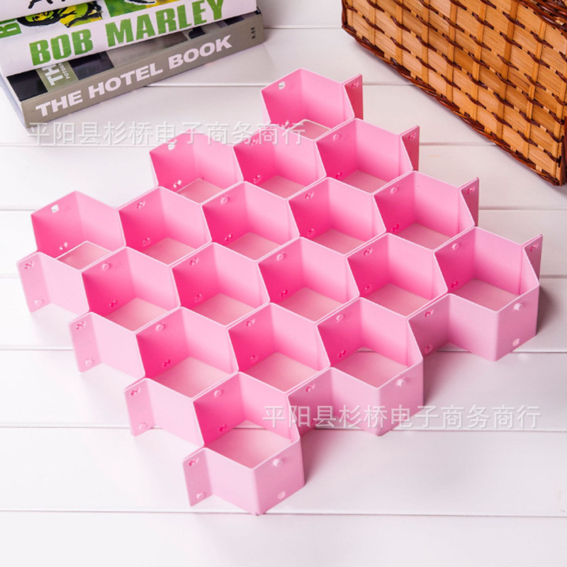 Practical drawer organizer convenient storage honeycomb drawer compartment drawer partition honeycomb drawer partition