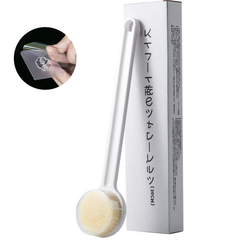 Picture of A generation of hair bubble bag bath brush mud bath brush long handle soft hair body bath brush back artifact bathroom