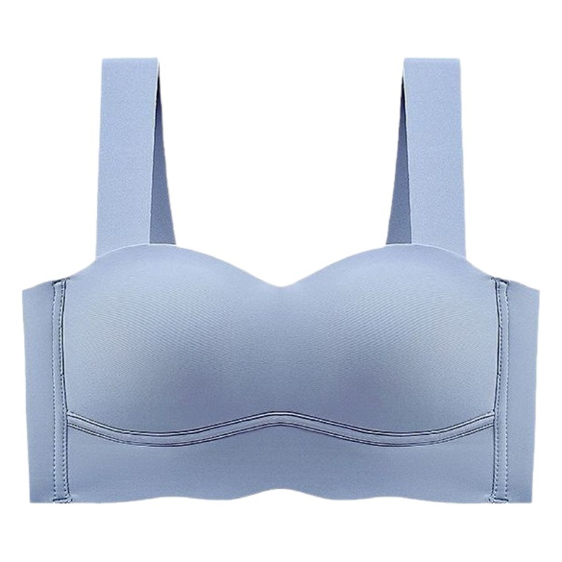 Tube top seamless sports underwear women's vest thin small chest push up top support big chest small wireless bra