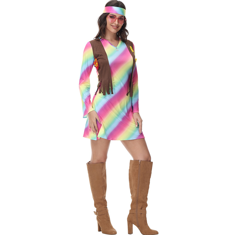 Adult European Hip-Hop Stage Costsize Women's Disco Cosplay Costsize