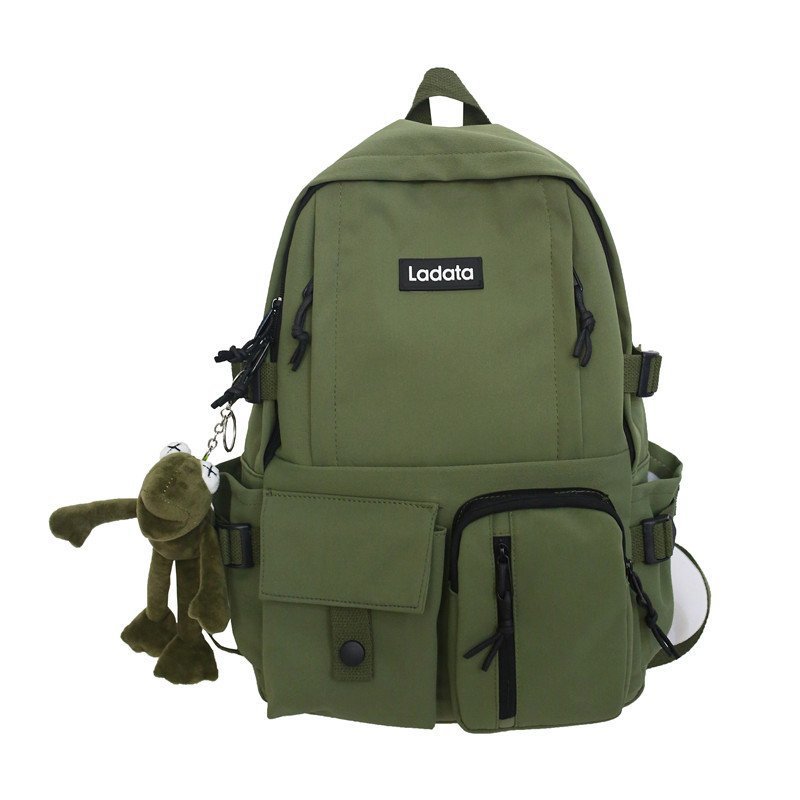 Picture of 2024 new Korean version of simple student schoolbag anti-theft anti-seismic college style backpack computer backpack wholesale LOGO