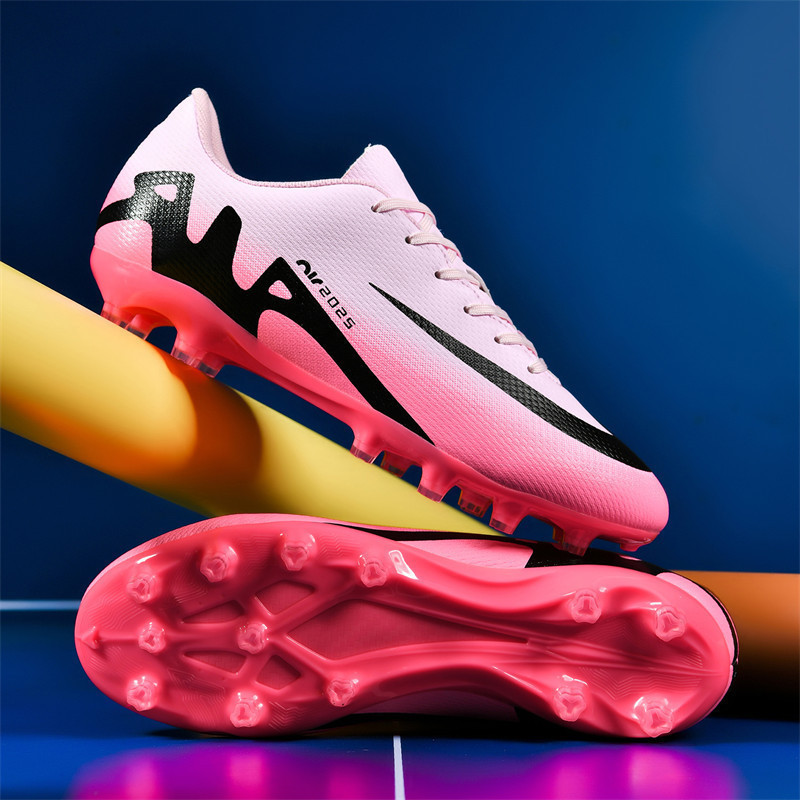 Foreign trade Ronaldo 14 thorn 15 football shoes for boys and girls students broken nails spike competition training sneaker generation