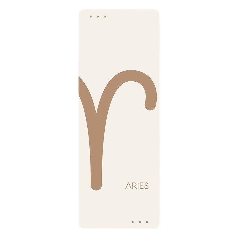 12 Constellation Natural Rubber Non-Slip Printed Suede Yoga Mat Folding Yoga Mat Sports Tile for Girls