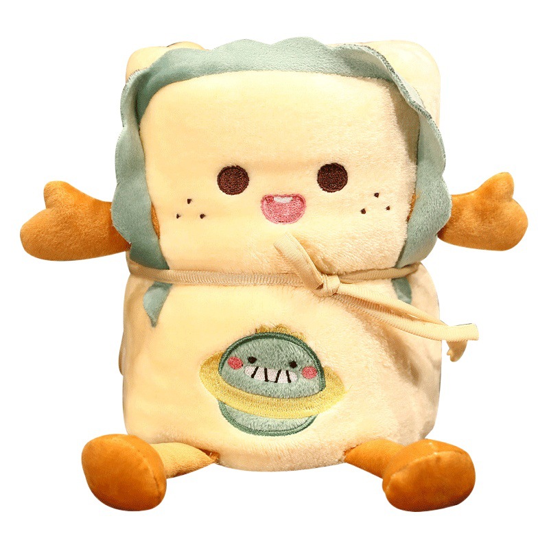 Nap Blanket Office Special Nap Flannel Quilt Cute Sofa Cover Blanket Kidsren's Air-Conditioned Small Blanket