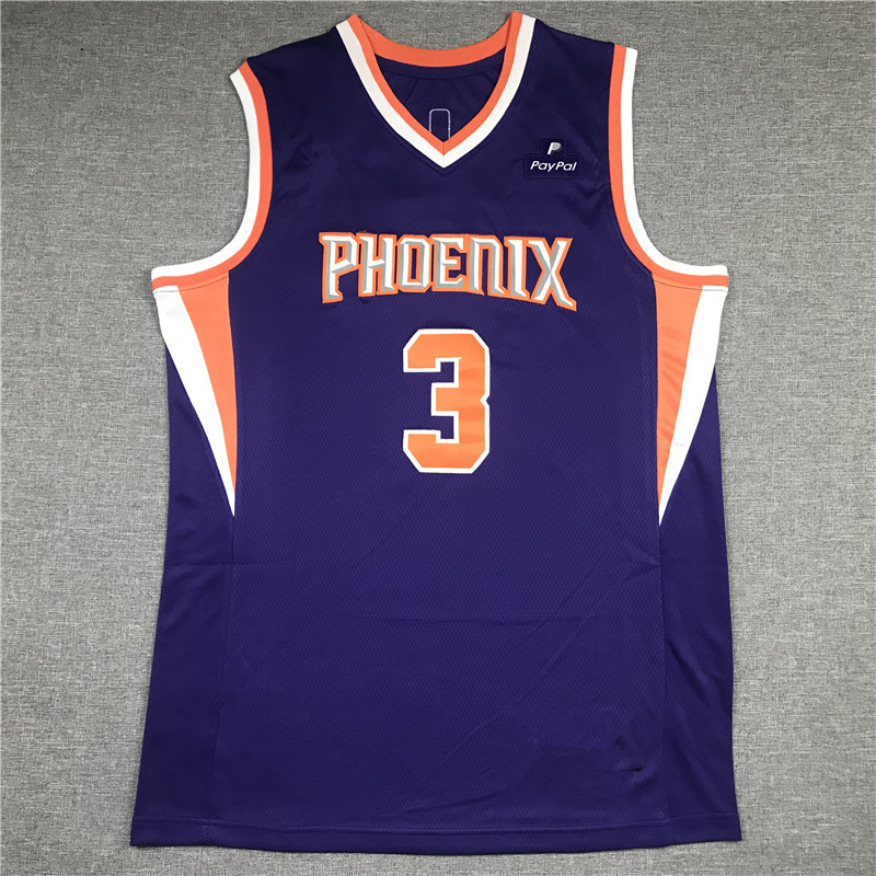 Suns basketball suit Paul embroidery a generation of hair Regular Purple BASKETBALL JERSEY