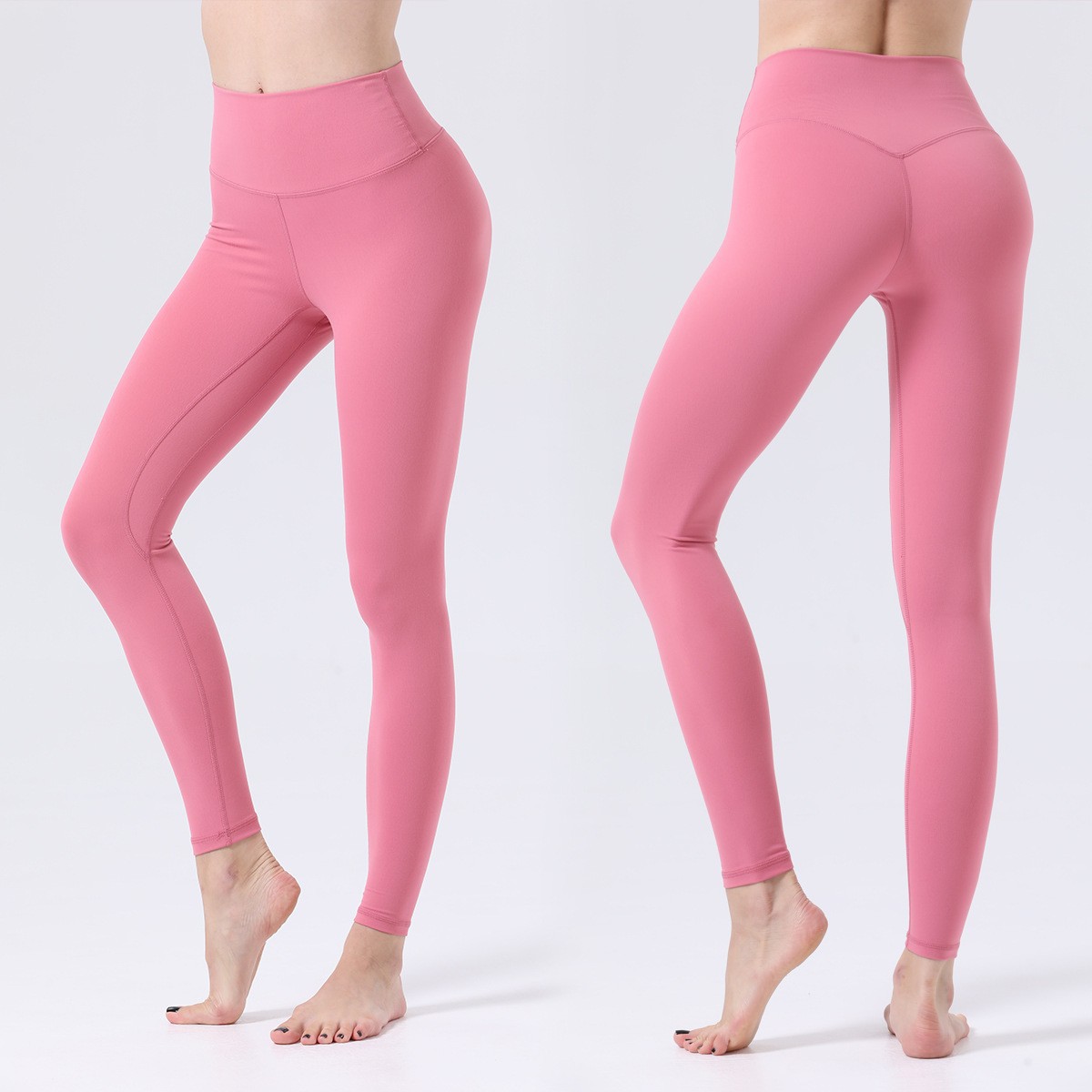 Picture of Double-sided Scrub Naked Sense No T-line Fitness Sports Pants Running Tight Pants High Waist Hip Yoga Pants for Women