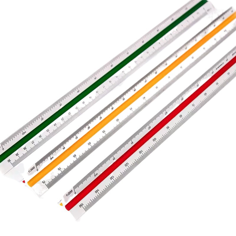 Scale Ruler Triangular Size Scale Student Design Ruler Multi-Functional Mitsubishi Ruler Triangle Ruler Wholesale