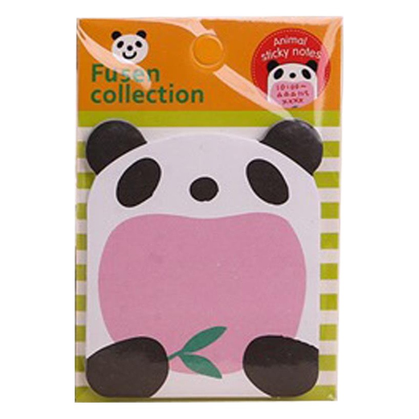 Creative Zoo sticky note cute animal shape note paper cartoon student message sticker book