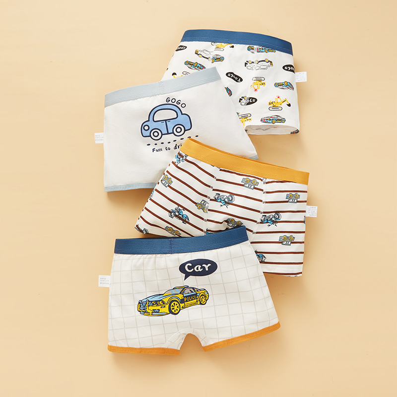Picture of Children's Underwear Boys' Pure Cotton Boxer Shorts Boys Baby Children's Underwear Summer
