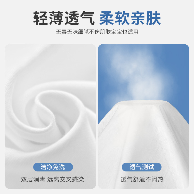 Picture of Disposable Bed Sheet Quilt Cover Thickened Portable Four-piece Bedspread Homestay Dirt-resistant Hotel Bed Three-piece Bed Set