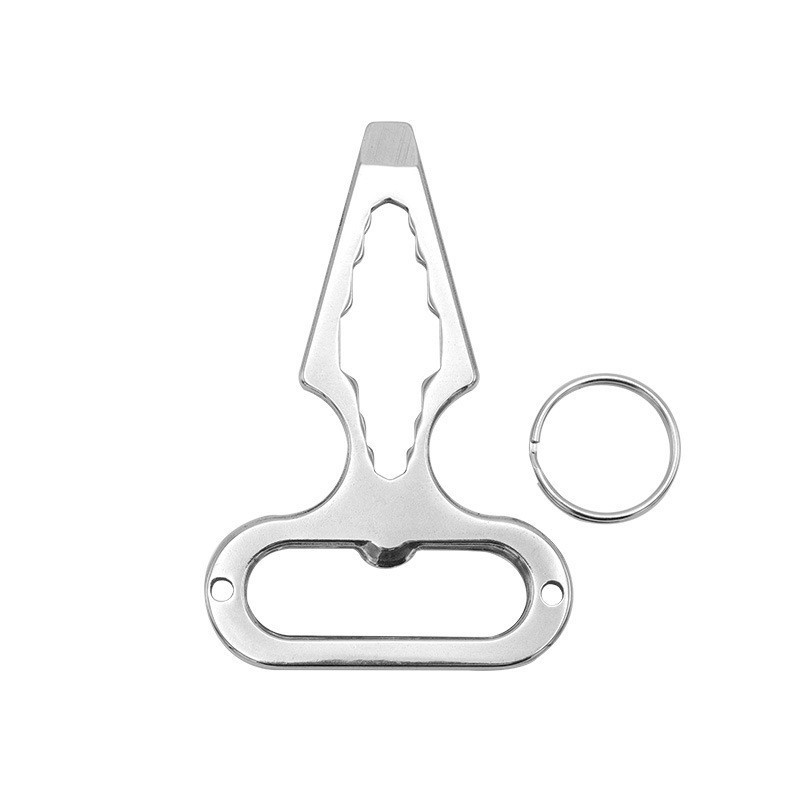 Picture of Outdoor camping supplies stainless steel portable self-defense spike multi-function tool wrench personality new durable