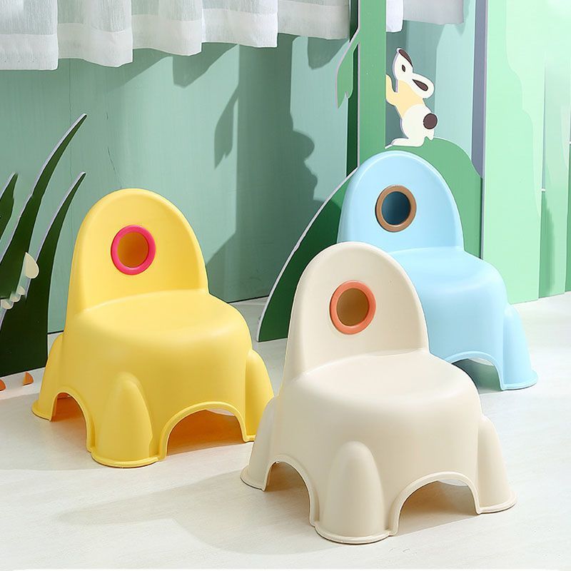 Thickened children's tube backrest home children's dining chair baby chair small bench kindergarten plastic stool factory supply