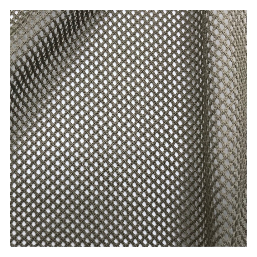 Factory supply 75D low-elastic small four-corner mesh cloth school uniform sportswear trench coat inner luggage handbag rhombus mesh