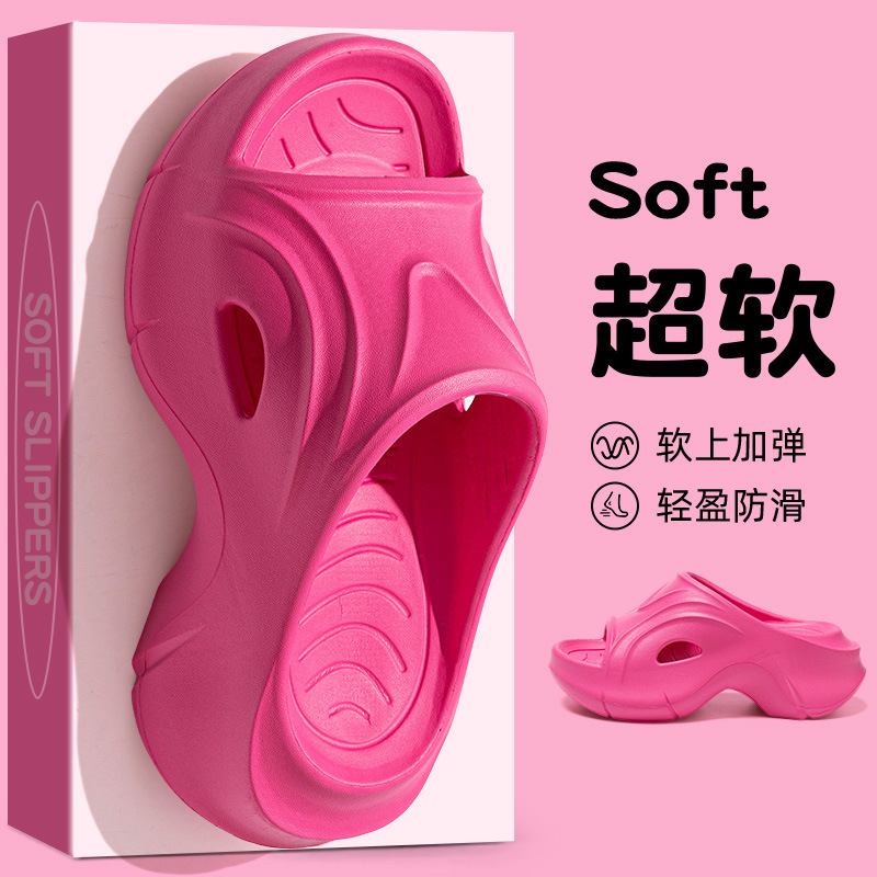 High Heel Platform Slippers Women's Summer Outer Wear Sandals and Slippers Women's Internet Celebrous Wedge Beach Shoes Women's Platform Shoes Women's Sandals for Women