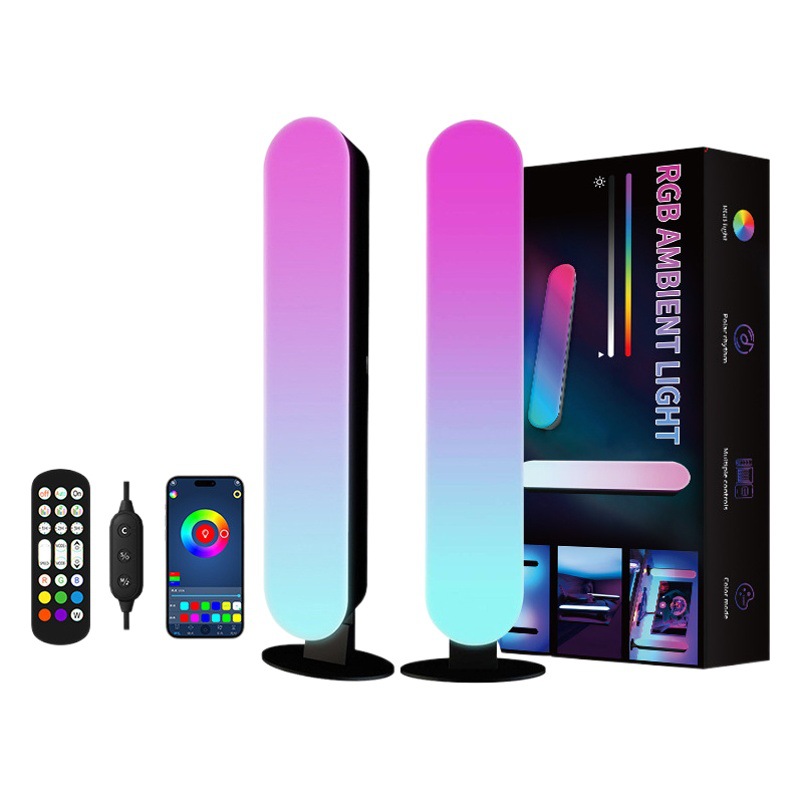 rgb colorful desktop headlamp computer decoration e-sports live car Bluetooth pickup light table lamp night light led