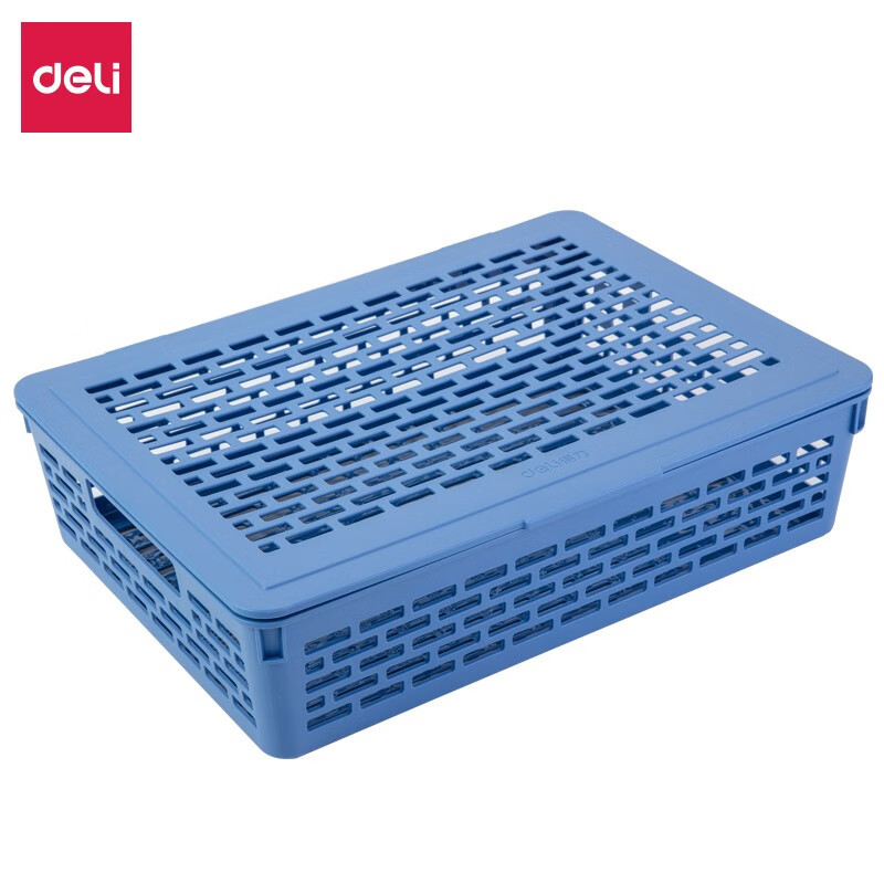 Deli Covered Document Basket 923/924 Document Basket A4 Financial Office Document Storage Plastic Document Basket Wholesale