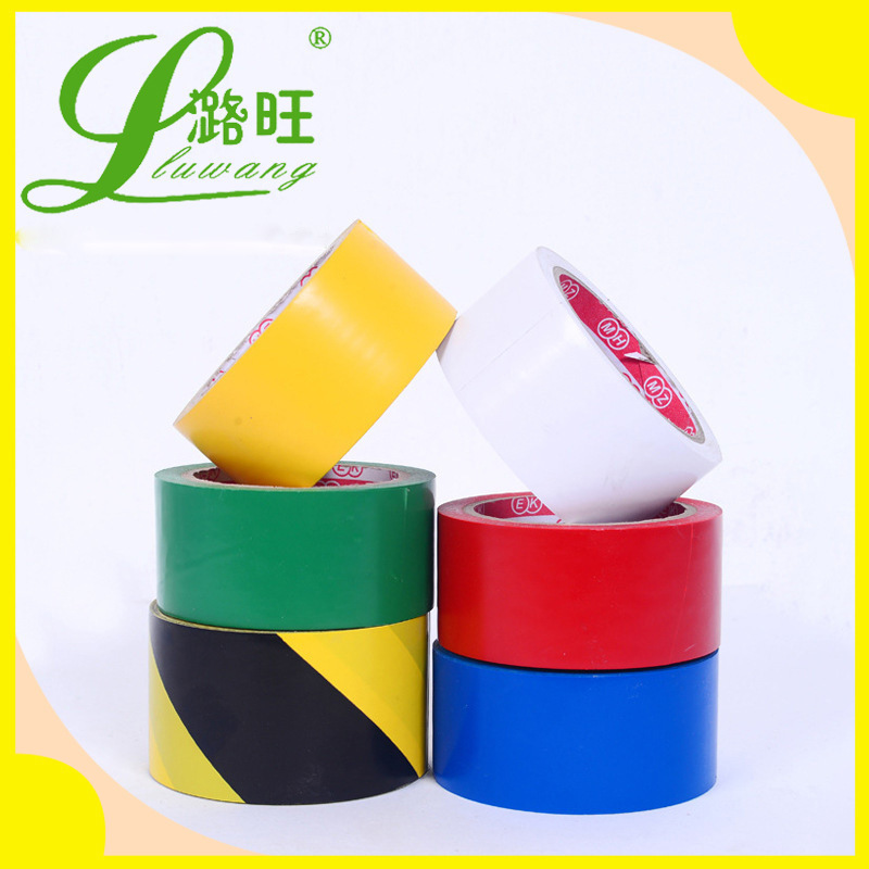 Color PVC warning tape 4.5 4.8 width 18 m workshop marking tape ground warning tape
