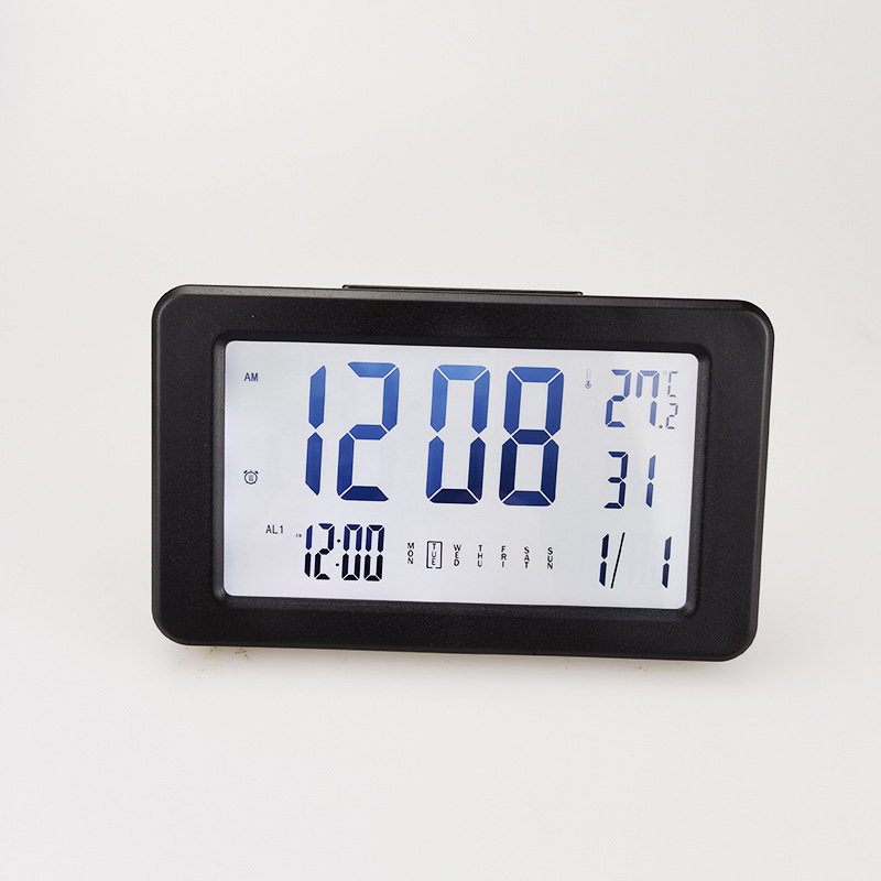 2023 new hot sale electronic alarm clock luminous large screen multi-function student children Creative LED digital alarm clock cross border