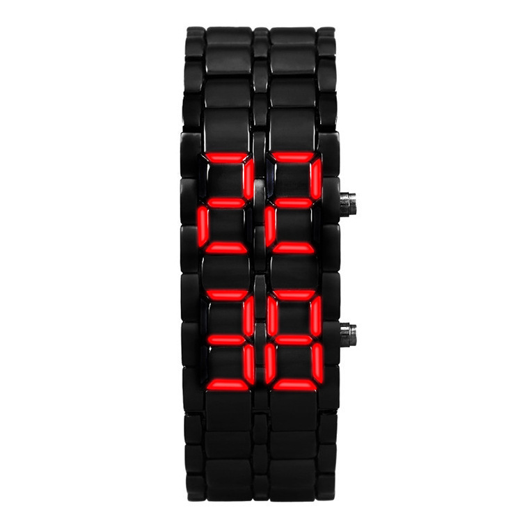 Picture of Foreign Trade Cross-Border Popular Led Lava Watch Binary Led Student Couple Watch Led Digital Watch Chain Hand