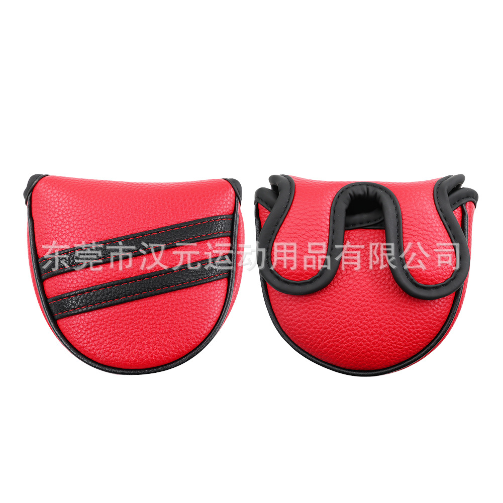 Picture of Factory direct cross-border e-commerce golf club cover pu club cover ball head protective cover push rod cap cover