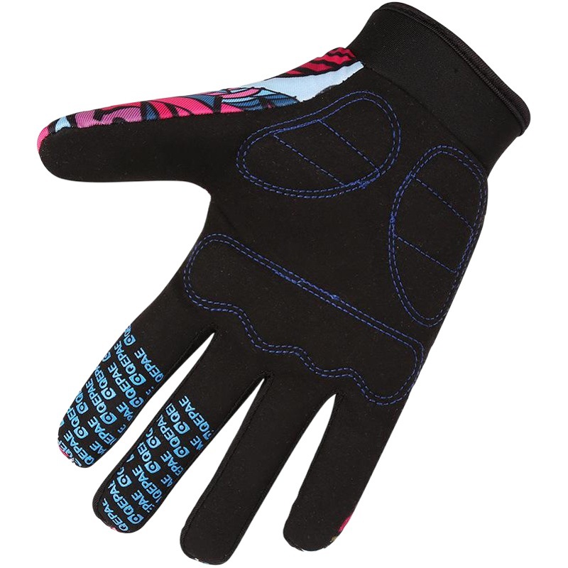Cycling Gloves Qepae Chipper Outdoor Sports Anti-Slip and Anti-Fall Supplies Motorcycle Bicycle Full-Finger Gloves