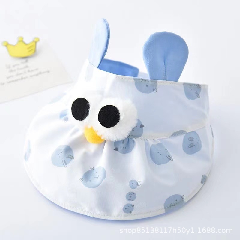 Picture of Baby hat summer thin sun hat cute super cute baby sun protection sun hat empty top hat men and women baby hat