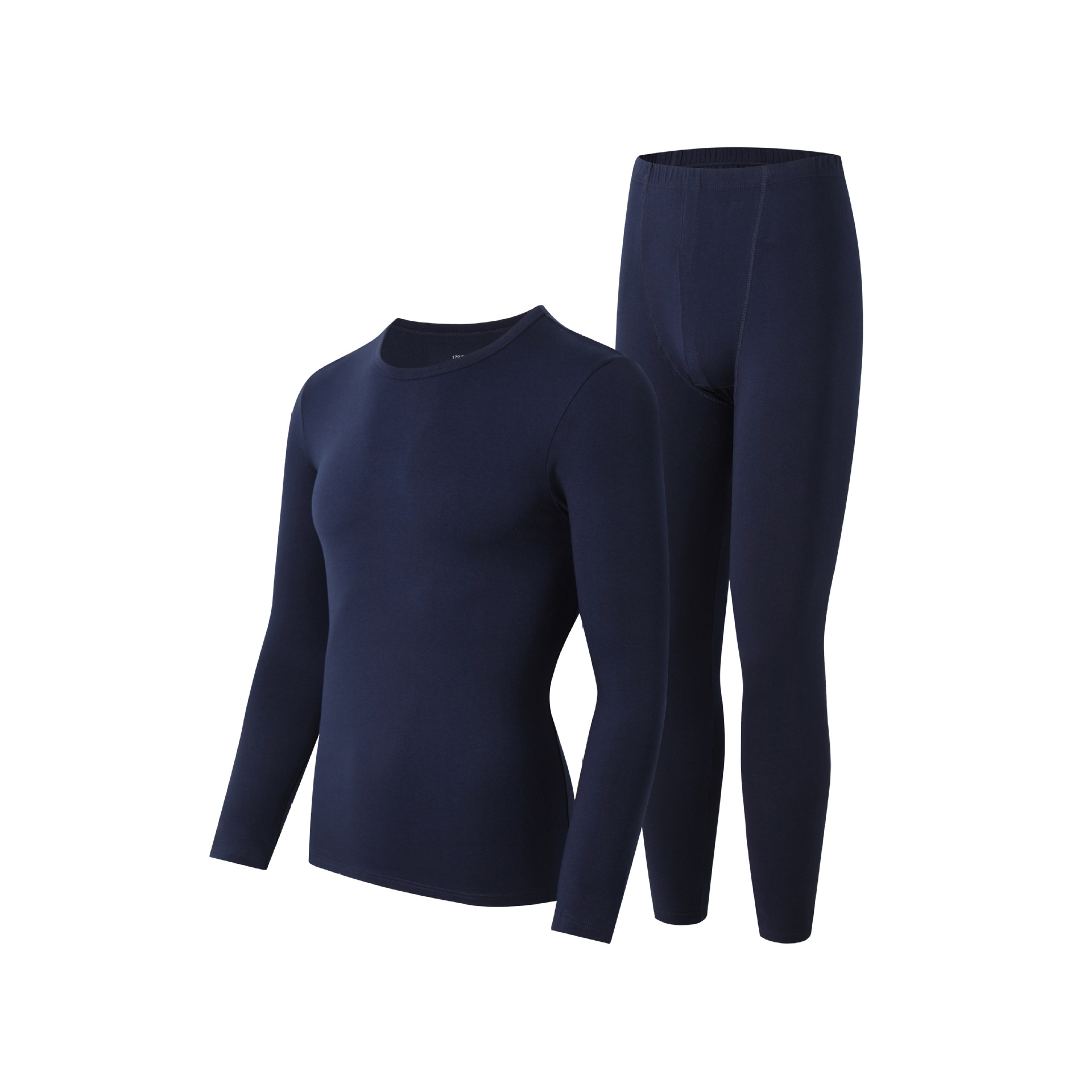 Picture of Pure Cotton Autumn Clothes and Pants for Couples, Thin Round Neck Elastic Men's and Women's Thermal Underwear Set, Women's Wholesale