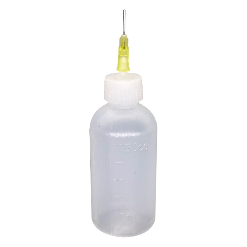 Pottery Slurry Painting Bottle Glaze Hand Extruded Soft Plastic 50cc Painted Clay with Needle Tool Pointed Mouth Painting Bottle