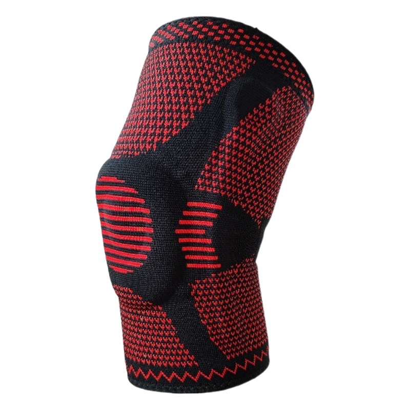 Spring Knee Pad Sports Outdoor Skipping Rope Basketball Knee Protection Riding Running Meniscus Men's Silicone Knee Pad Wholesale