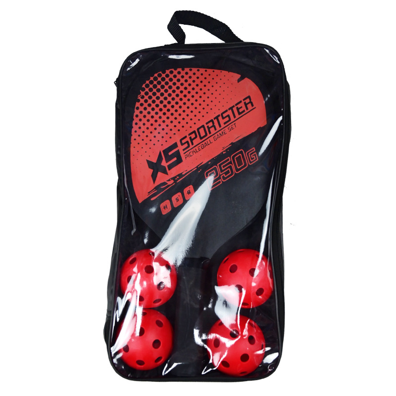 Picture of Wooden Peak Racquet Beach Racquet suit with Ball Outdoor Sports Fitness Products suit Combination Plate Racquet