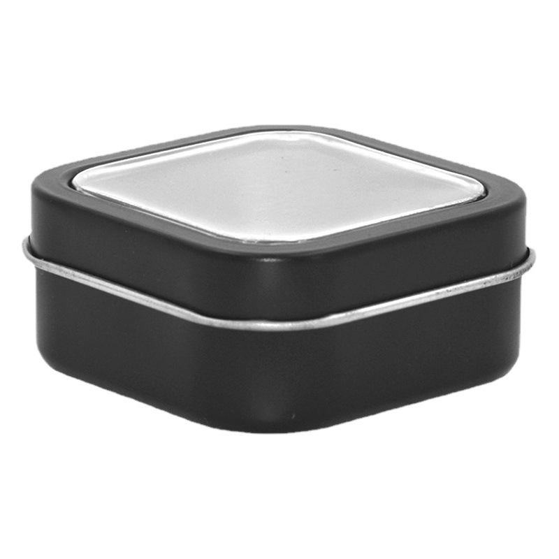 First Jewelry Iron Box Empty Box Aromatherapy Candle Jar Ring Gift Small Gift Box Tinplate Jar Metal Window Iron Box