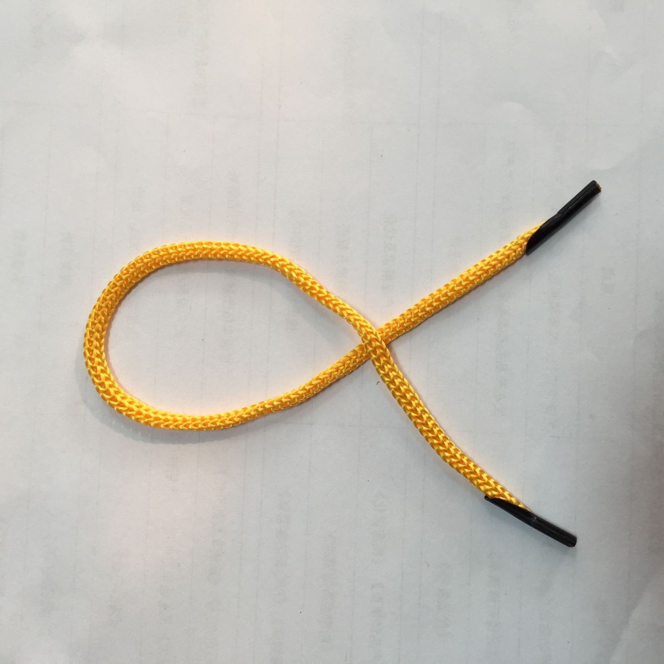 Picture of Factory spot PP portable rope hook gift box bag rope flat raincoat drawstring polypropylene colored straw hat rope