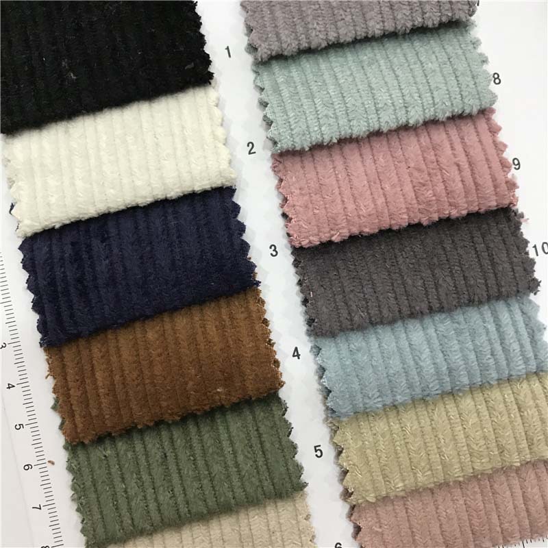 Corduroy Fabric 8-Pit Non-Elastic Strips 26 Colors Available in Stock Factory Direct Sales M106102