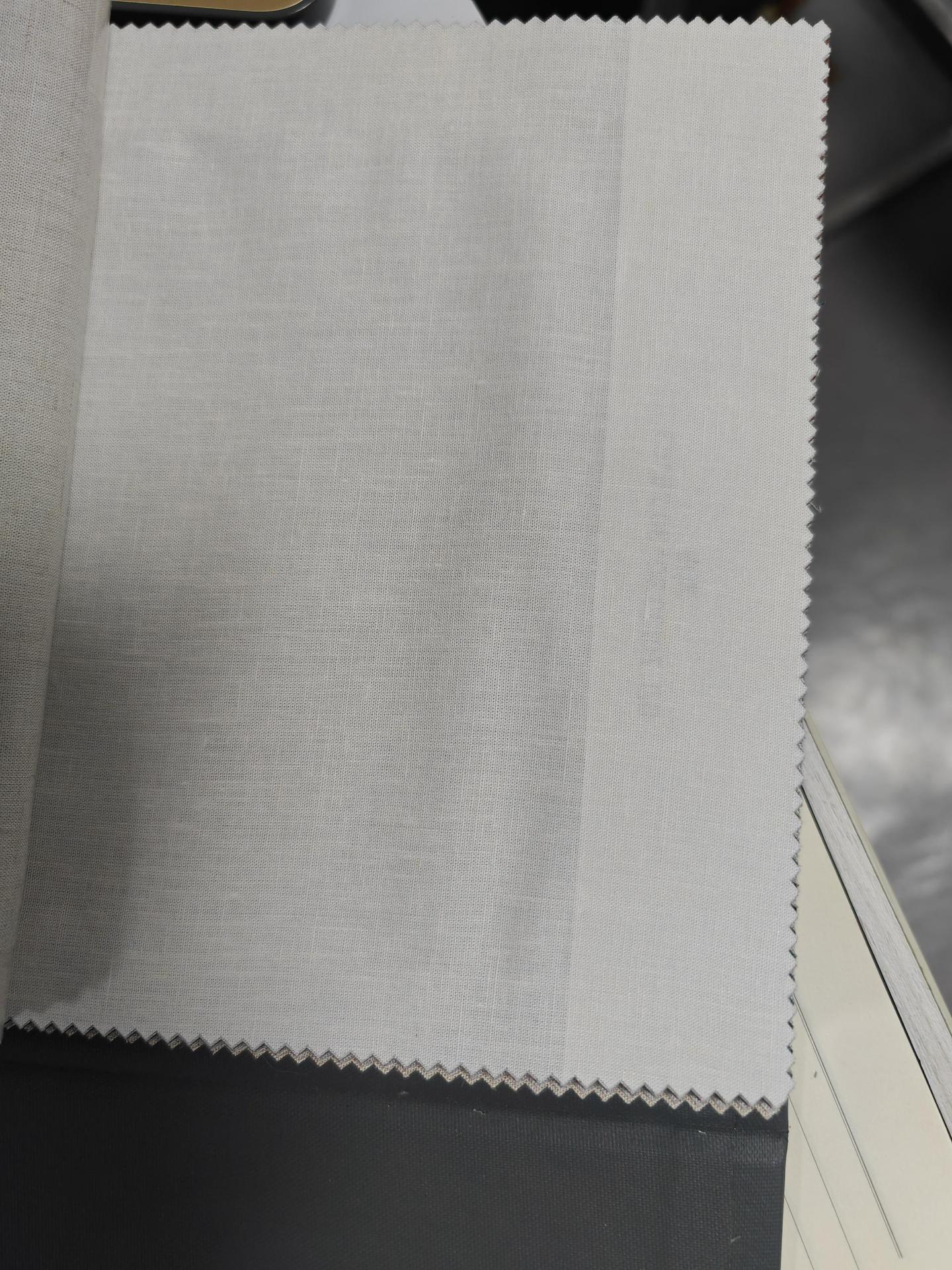 Picture of SOURCE manufacturer wide pure linen fabric 70/30 bamboo linen four-piece set pure linen casual clothing bedding fabric
