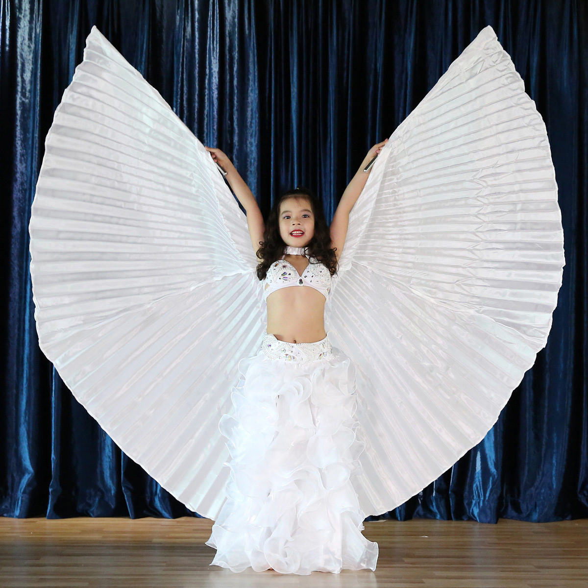 Children's Silk Wings Belly Dance Wings White Wings Children's Children's Golden Wings Performance Props