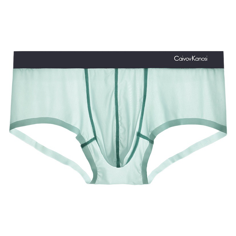Caivov Kanosi men's underwear men's summer ultra-thin ice silk seamless boxer shorts men's shorts head
