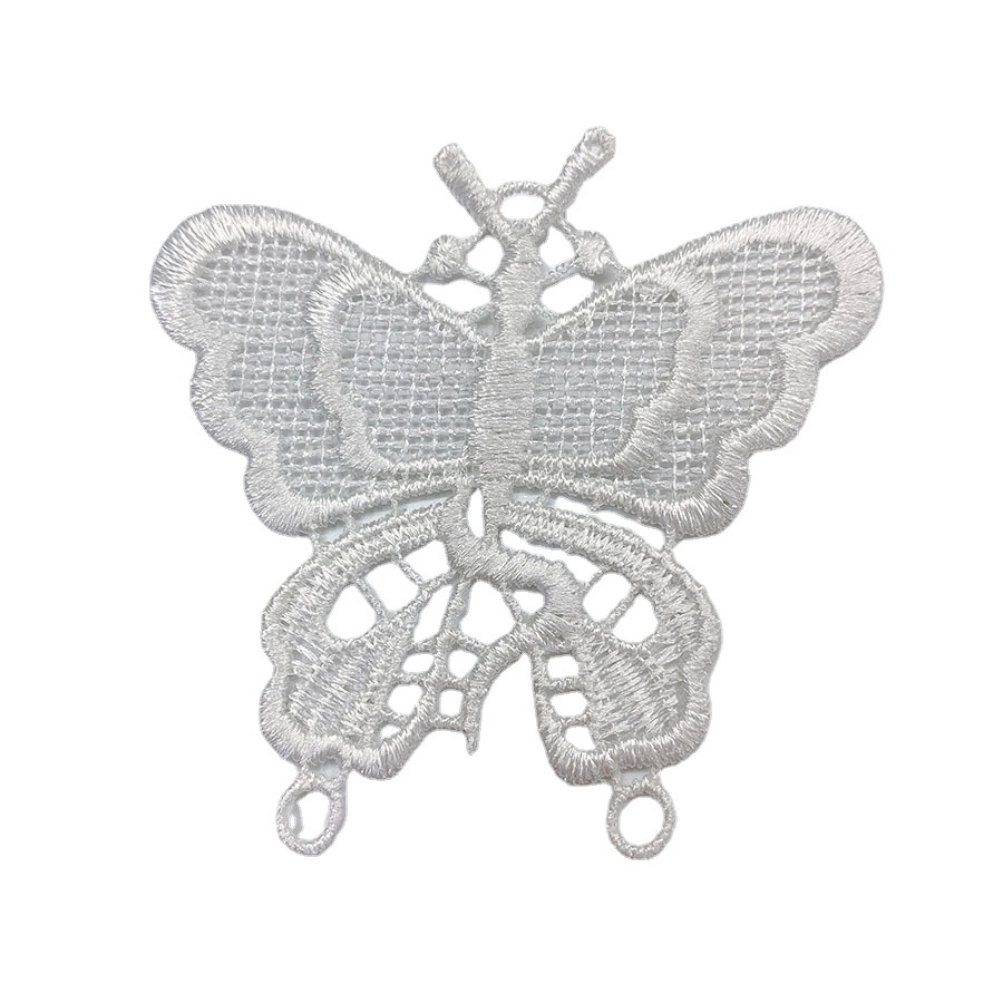 Lace embroidery cloth stickers wholesale flower cloth stickers DIY clothing decoration accessories small butterfly small flower