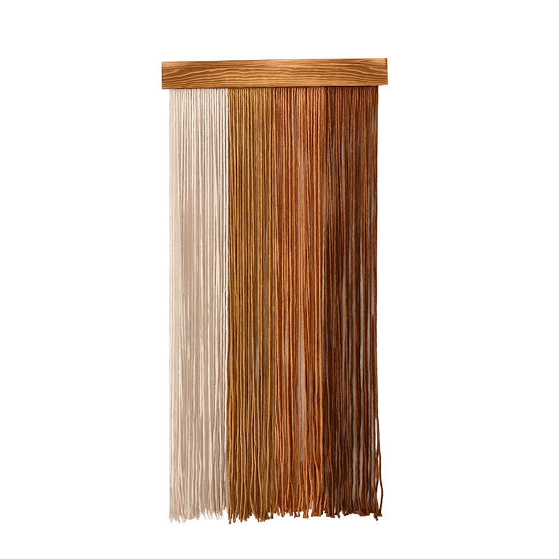 Picture of Cross-Border Tassel Woven Tapestry Bohemian Home Decoration B&B Wall Hanging Wooden Board Ins Style