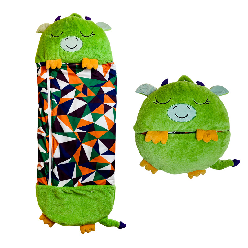 Picture of Cross-Border Children's Sleeping Bag Customized Cartoon Anti-Kicking Animal Sleeping Bag Amazon Quilted Anti-Kick Storage Sleeping Bag for Older Children