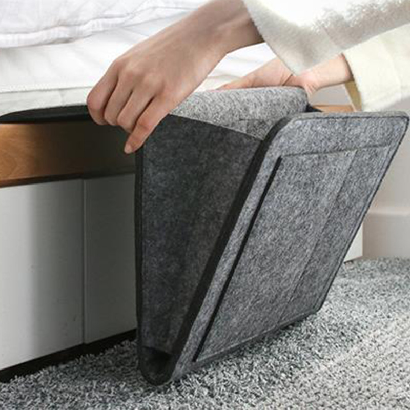 Wholesale Bedroom Storage Hanging Bag Student Bedside Felt Bag Dormitory Storage Bedside Storage Bag Bedside Storage