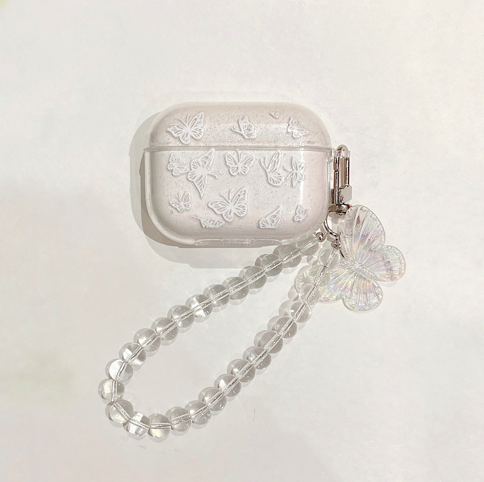 Picture of Glitter Butterfly Printed airpods Pro2 Apple 2 Generation Bluetooth Headphone Case airpods 3 Protective Shell