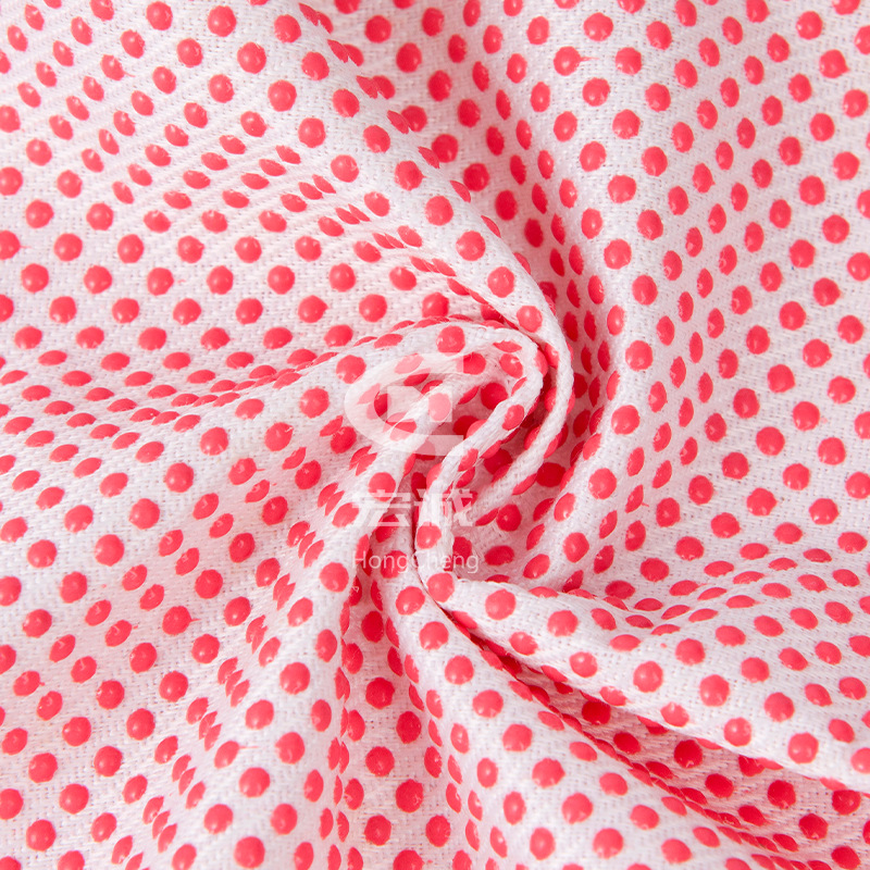 Picture of pvc red polka dot non-slip gloves fabric sofa mattress home dispensing tape car seat cushion anti-slip fabric