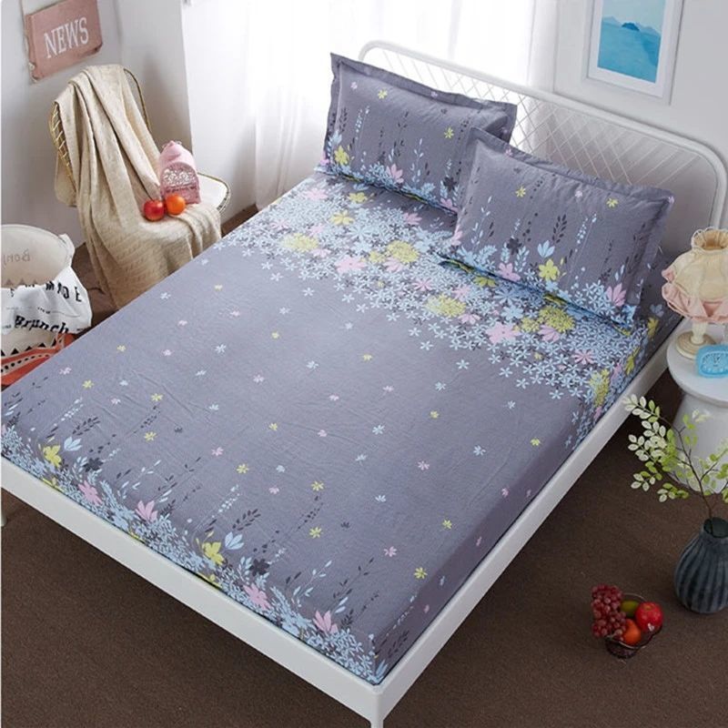 Picture of Printed Fitted Bed Sheets, Simmons Protective Dust Cover, All-Inclusive Elastic Bed Cover, No Pilling, No Shrinkage