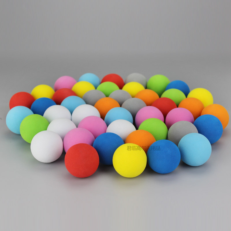 Picture of Brand New Golf Indoor Ball Indoor Practice Ball Foam Ball Pet Ball Eva Monochrome Ball 12 Colors for Selection