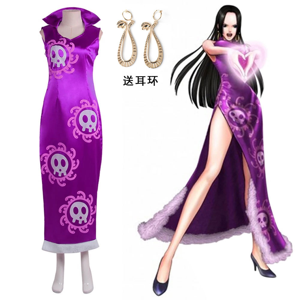 Picture of Female Emperor Snake Ji Han Cook Cos Comic-Con Performance One Piece One Piece cosplay Costume Cheongsam